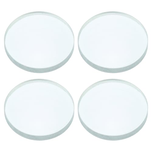 PATIKIL Concave Lens, 75mm Focal Length 30mm (1.18") Diameter Round Glass Magnifying Telescope Lens Trial Set Ground Edge for Lab Physics Class Optics, 4 Pcs - size: -75mm FL, 30mm Dia.
