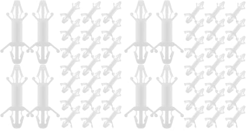 Baluue 100pcs PCB Board Circuit Board Spacers, Reverse Locking Circuit Boards Support Standoff Fixed Clips B Board Circuit Standoff Plastic Spacers for CS-13 (Pack of 2) - size: 2.95x0.48cm (Pack of 2)
