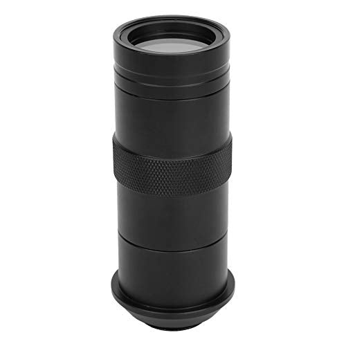 Oumefar 100X Digital Microscope Camera C-Mount Lens Zoom Eyepiece Magnifier Lens Accessory Objective for Watches Jewelry Fingerprint Identification, Archaeology, School Teaching
