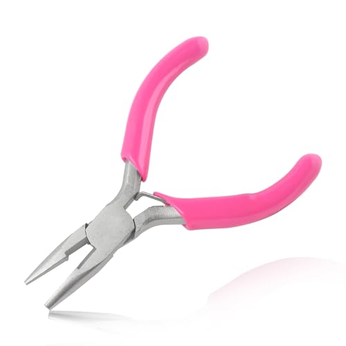3 Inches Mini Long Nose Pliers for Jewelry Making with Wire Cutter Long Needle Nose Pliers Smooth Jaws Small Chain Nose Pliers Jewelry Making Supplies for Bending Small Object Gripping - style: Long Nose Pliers with Cutter