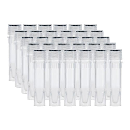1.5ml Cryovials, O-Ring Caps, Clear Cryotubes, Bag of 50 - color: Clear, size: 1.5ml
