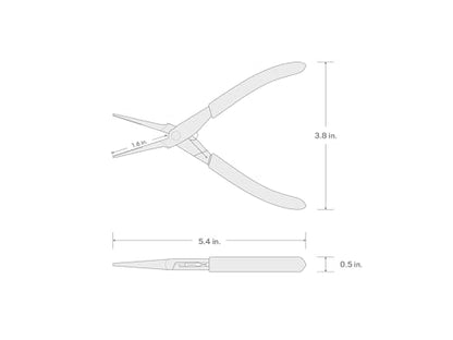 TEKTON Mini Needle Nose Pliers (Serrated Jaw) | PMN01001 - style: Needle Nose Pliers (Serrated Jaw)
