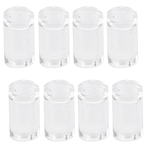 Antrader 8Pcs Clear Standoffs, 1/2" x 3/4" Acrylic Standoff Screws - color: Clear, size: 1/2" x 3/4" (13 x 19mm)-8Pcs