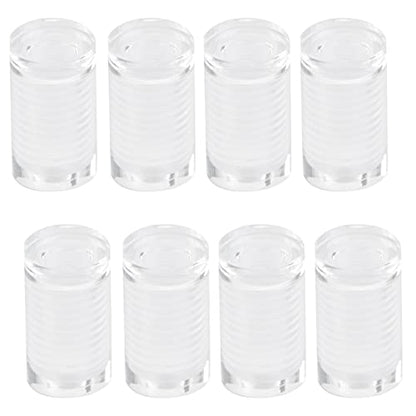 Antrader 8Pcs Clear Standoffs, 1/2" x 3/4" Acrylic Standoff Screws - color: Clear, size: 1/2" x 3/4" (13 x 19mm)-8Pcs