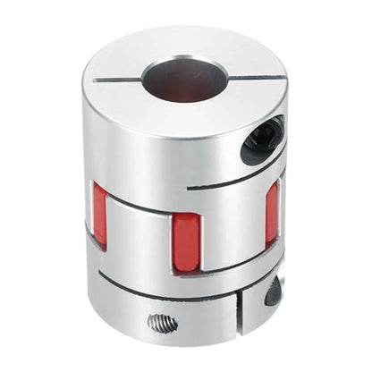 MECCANIXITY Aluminum Shaft Coupling 9mm to 16mm Flexible Spider Coupling L50mm x D40mm Coupler Jaw Spider Shaft Joint Connector for 3D Printers DIY Encoder CNC Router Milling Machine - size: D40mm Fit 9mm to 16mm