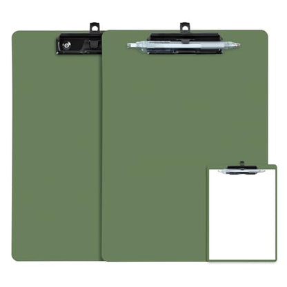 FRETONBA 2 Pack Clipboard with Pen Holder, Green - style: 2 Pack-Green