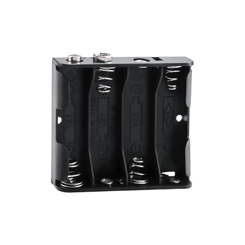 4 x AA Battery Holder with Standard snap Connector, Part # BH341 (1 PACK) - size: 1 PACK
