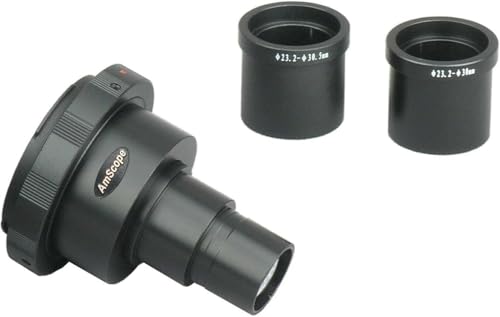 AmScope - microscope-lens-adapters - CA-CAN-SLR - Black - style: Cannon SLR Style 1