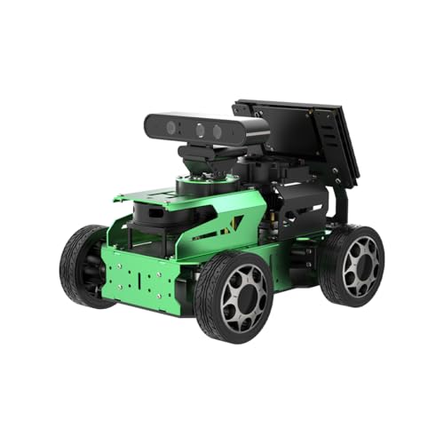 JetAcker ROS2 Robot Car with ChatGPT Large AI Models, Lidar SLAM Mapping Navigation Path Planning Autonomous Driving AI Depth Camera Voice Control ROS Education Robot, Advanced Kit & Orin Nano 8GB