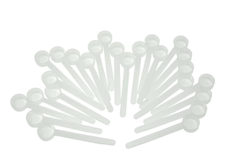 1 Tablespoon (1/2 Oz. | 3 Teaspoon | 14.8 mL) Long Handle Plastic Measuring Spoon for Coffee, Protein Powder, Spices, Grains, Dry Goods – Food-Grade BPA-Free (Pack of 25) - size: 14.8 mL | 1 Tablespoon | 1/2 Oz.