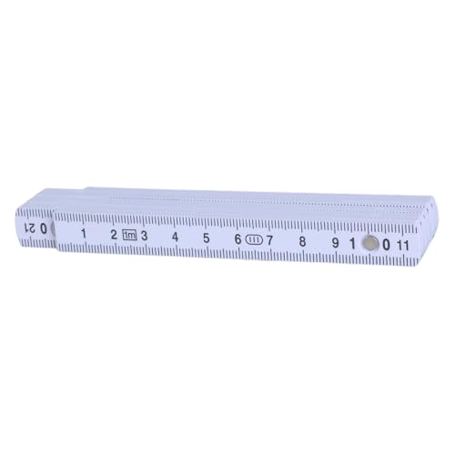 1meter Foldable Measuring Stick With Clear Scale Easy Carry Ruler Easy To Carrry Rule For Engineers Builders & Enthusiasts