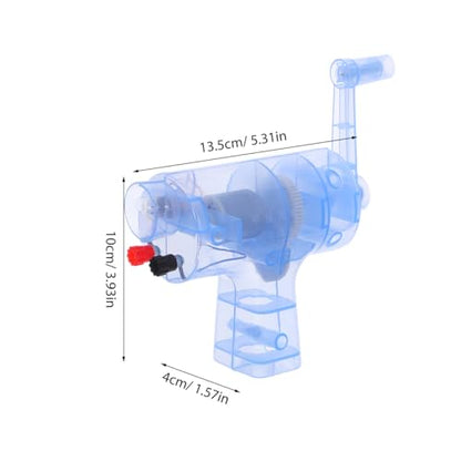 GANAZONO Hand Crank Generator Kit for Kids Educational Physics Science Experiment Portable Miniature Power Generator Teaching Tool 5.3 Inch