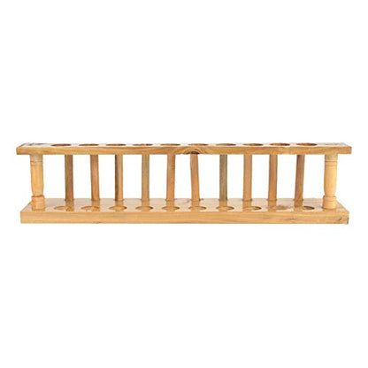 Test Tube Rack, Test Tubes with Rack Wooden Test Tube Stand, Lab Test Tube Stand for Home Lab Chemical Lovers Laboratory (6-Hole Wooden Test Tube Rack) (8-Hole Wooden Test Tube Rack) (10-Hole
