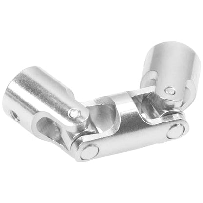 2Pcs Vgoohobby 4mm/5mm/6mm RC Boat Shaft Coupler 3 Section U Joint Coupling for RC Car Boat Robotics DIY (4mm to 4mm) - size: 4mm-4mm
