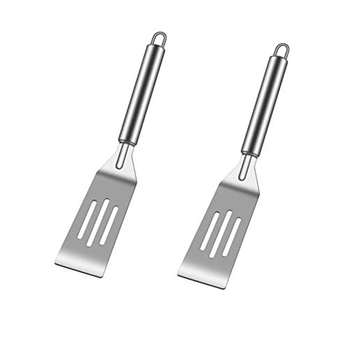 Mini Serving Spatula with Comfortable Handle, 9.8 Inch Stainless Steel Mini Brownie Serving Spatula for Fried Eggs, Cakes, Frying Pan Cookie, Serving Desserts (2 Pack)