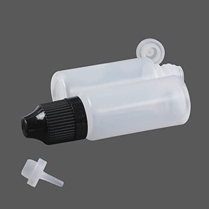 Eau Plastic Thin Tip Dropper Bottles 15ml Squeeze Dropper 50PCS BPA Free
