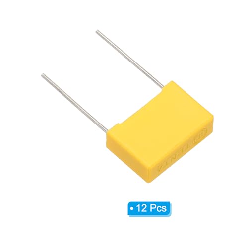PATIKIL Safety Capacitors 12Pack 0.15uF AC 275V 15mm Pin Pitch 18x12x6mm - size: 15mm Pin Pitch, style: 0.15uF