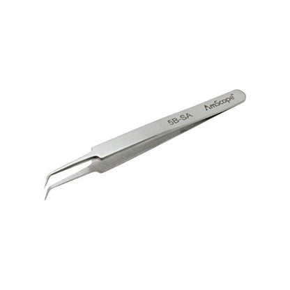 AmScope TW-066-05PK High Precision 4 1/4 in. Ultra Fine Tip Tweezers