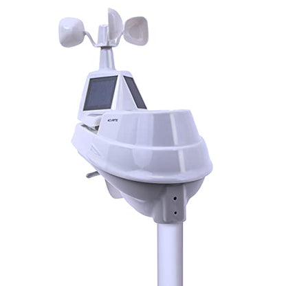 AcuRite Iris PRO+ (5-in-1) Weather Sensor with Rain Gauge, Wind Speed, Wind Direction, Temperature and Humidity (06014M) - color: Dual Solar Panel