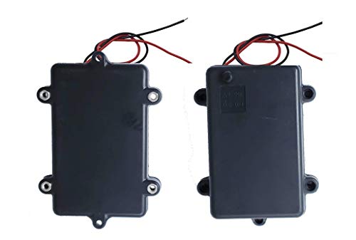 Low Voltage Power Solutions: Water Resistant Battery Holders – 3AA Battery Cases with AAA Battery Adapters – Triple Battery Holder for Arduino, Lilypad Circuits, Cosplay, 2 Pack - size: 3 AA 4.5 Volt - Water Resistant