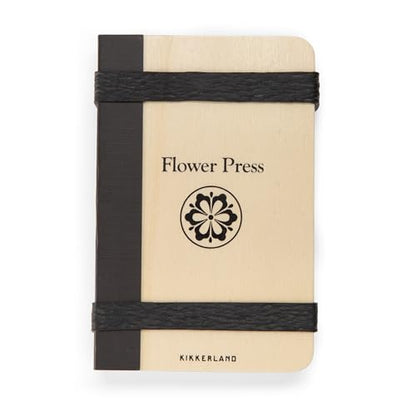 Kikkerland Field Flower Press – Pocket Journal for DIY Pressed & Preserved Flowers – Arts & Crafts Gift for Kids & Adults