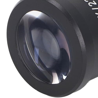2PCS Wide Microscope Eyepieces, 22mm 10X Optical Biological Eyepieces Clear Microscope Lens Adapters for Triocular Binocular Scope Lab 30mm Mounting Interface