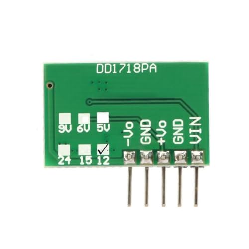 HiLetgo 2pcs DD1718PA DC-DC Voltage Converter Module DC 3V-18V to ±5V/±6V/±9V/±12V/±15V/±24V Voltage Convert Board DC Step Up Boost Power Module (12V) - style: 12V