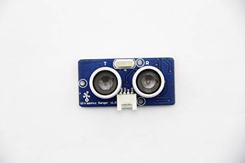 seeed studio Grove Ultrasonic Ranger Sensor, 3cm-4m Range, 30 Angle, Arduino Library Ready, I2C, UART, USB Connectivity