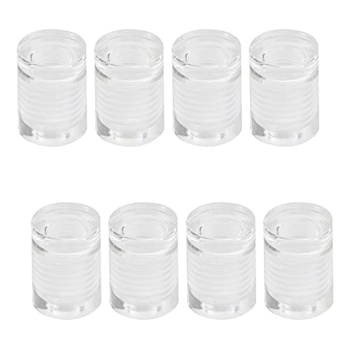 Antrader 8Pcs Clear Standoffs, 1/2" x 1/2" Acrylic Standoff Screws - color: Clear, size: 1/2" x 1/2" (13 x 13mm)-8Pcs