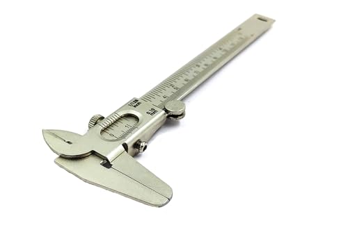 Non Digital Vernier Caliper Metric -Imperial Measuring System Tools for Inside, Outside, Depth & Step (Non Steel Plated Body) - style: (NON STEEL PLATED BODY)