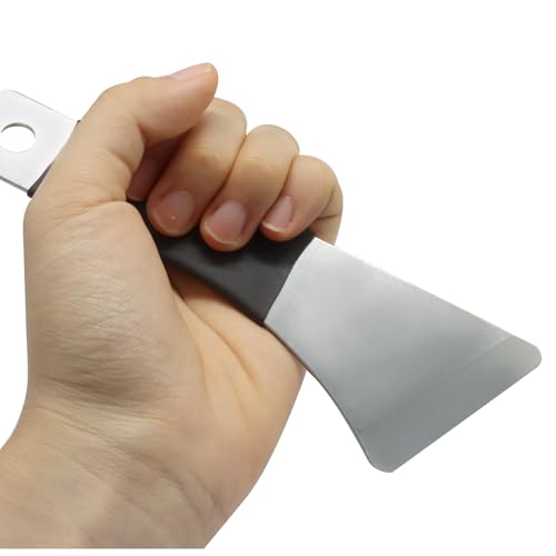 1 Pack Printer Scraper Premium Stainless Steel Model Stripping Tool, Sturdy 3D Printer Removal Spatula for Safe Removal Without Damaging Build Plate