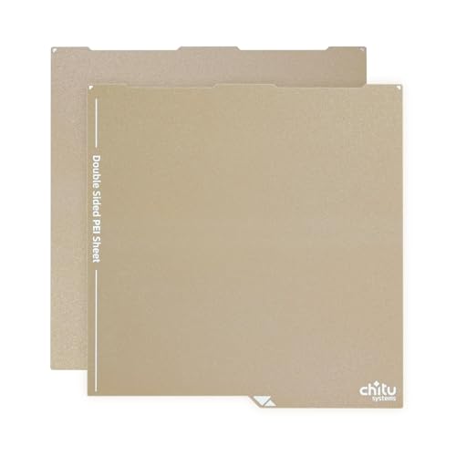 Double Sided Texture PEI Build Plate for Kobra 3 3D Printer, 256x268mm High Temperature Resistance 3D Printer Flexible Spring Steel Removable Platform - size: 256x268mm, style: Double Sided PEI Texture