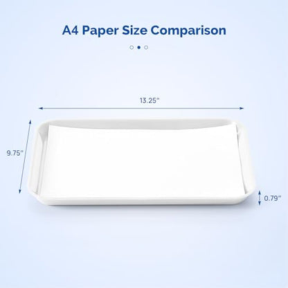 JMU White Dental Procedure Trays Flat Trays Size B 13.25" X 9.75" - color: White