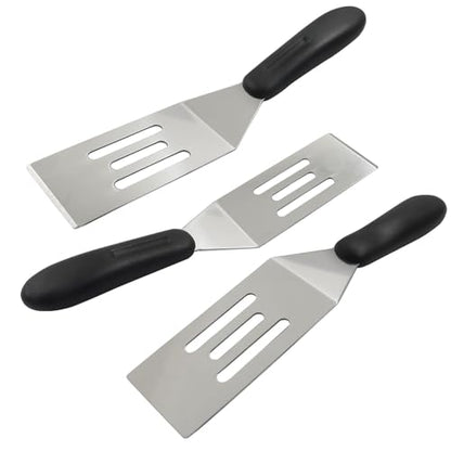 Small Spatula, Mini Stainless Steel Serving Spatula, 3Pcs - size: Slotted