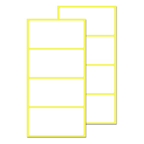 4" x 2", Labels Stickers for Storage Bins - Matte White (800 Pack) - size: 800 Pack