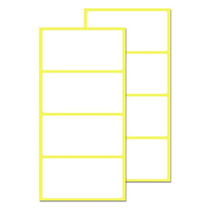 4" x 2", Labels Stickers for Storage Bins - Matte White (800 Pack) - size: 800 Pack