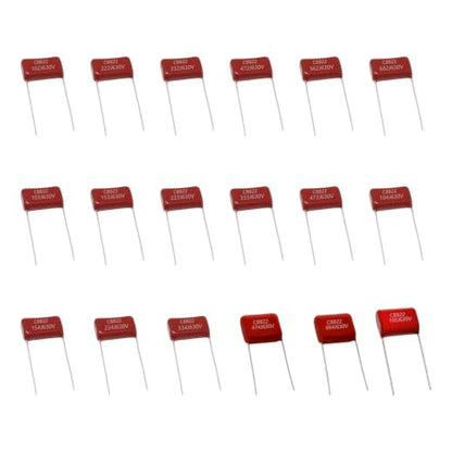 630V Film Capacitors 1nF-1uF 102J 103J 473J 223J 104J 224J 334J 474J Kits