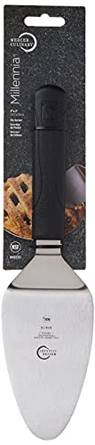 Mercer Culinary Millennia Pie Knife/Server, 5 Inch x 3 Inch Blade, Black Handle - color: Black, size: 5 x 3-Inch Pie Server