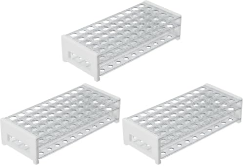 Plastic Test Tube Rack for 15/18 mm Tubes, Hole Diameter is 18.7mm, Holds 50, Detachable, Karter Scientific 208U2 (Pack of 3) - size: 15/18mm (Pack of 3), style: Pack of 1