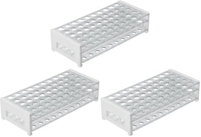 Plastic Test Tube Rack for 15/18 mm Tubes, Hole Diameter is 18.7mm, Holds 50, Detachable, Karter Scientific 208U2 (Pack of 3) - size: 15/18mm (Pack of 3), style: Pack of 1