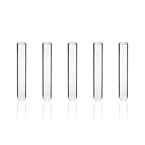50pcs 20ml Borosilicate Glass Test Tubes, LVH1002 - color: 50pcs of Vol.20ml
