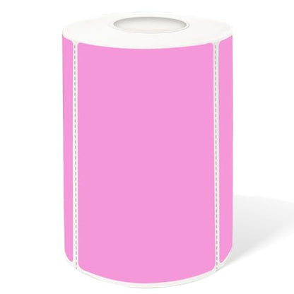 2×3 Inch Pink Removable Thermal Labels,Writeable,Removable,Thermally Printable,300 Sheets per Roll with Perforated Lines - color: Pink, size: 2×3 inch