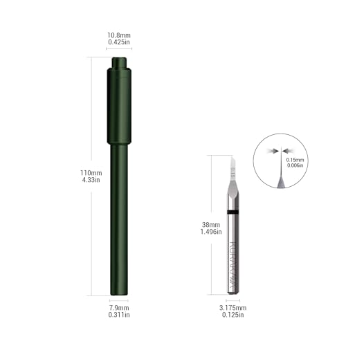 Model Scriber Tool, 2 x 0.15mm Tungsten Blades for Fine Panel Lines - size: 0.15mm