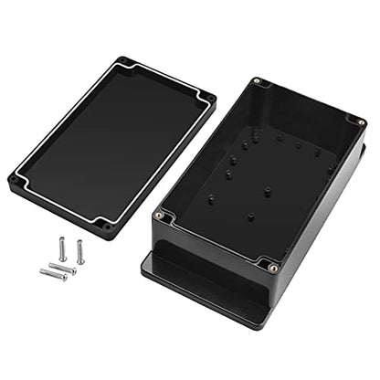 IP65 Plastic Project Box ABS Waterproof Electronic Enclosure Junction Box with Fixed Ear 7.8" x 4.7" x 3" - size: 7.8" x 4.7" x 3"