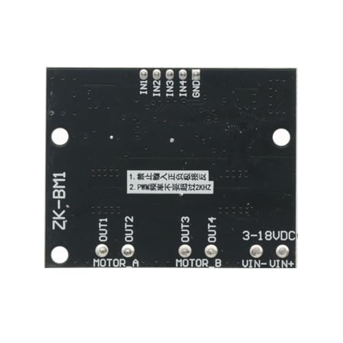 DC Motor Driver, DC 3V-18V 10A Dual H Bridge Motor Speed Controller PWM Motor Regulator Board Control Module Industrial
