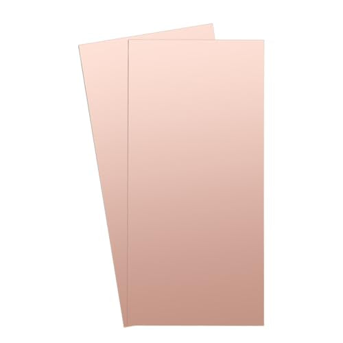uxcell 2pcs 200x100mm Double Sided Copper Clad Laminate PCB Circuit Board FR4 2mm Thickness DIY Prototyping PCB Board - size: 200x100mmx2mm