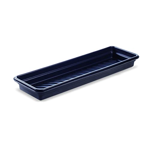 PIG Containment Tray - Rim to Rim Dimensions 52.25" L x 16.25" W x 5" H Utility Tray - Interior Bottom Dimensions 48" L x 12" W - 11.96 gal. Sump Capacity - PAK918 - size: 52.3" x 16.3" x 5"