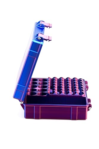 Vial Guard Storage Hard Case for 3ml, 5ml, 10ml, 30ml Vials, Secure Holder Multiple Sizes (Metalic, Pro Max 35x3ml 10x10ml) - size: Pro Max 35x3ml 10x10ml