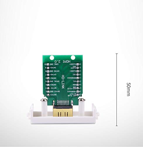 Panel Mount HDMI Female Socket to Screw Terminal Block Breakout