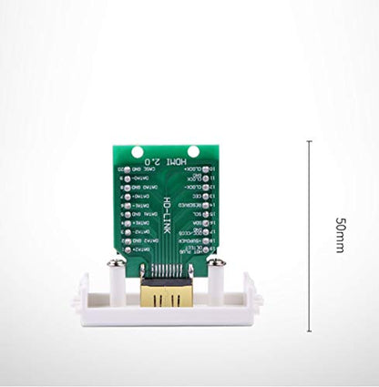 Panel Mount HDMI Female Socket to Screw Terminal Block Breakout